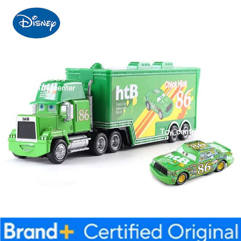 Disney Pixar 2 3 Toy Set Lightning Mcqueen Cruz Ramirez Mack Uncle 1/43 Scale Trucks And Cars Model Children's Toys Gift H260113