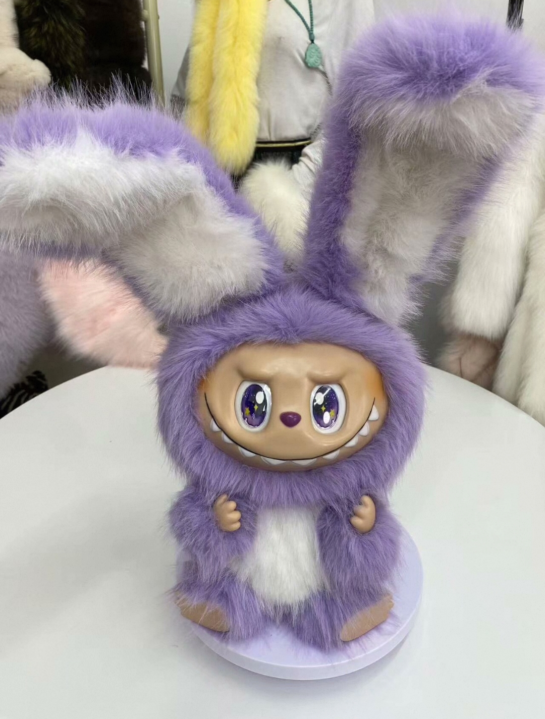 38cm Monsters Long-eared Custom Version Vinyl Plush Doll Blind Box Collectible Toy Figure Statue Home Decor QIAOWANTONG