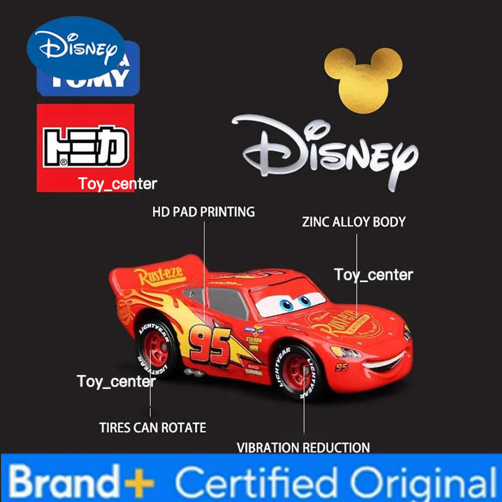 Disney Takara Tomy Cars Lightning McQueen Jackson Storm Alloy car model die-casting collection giving classic children's gift toys H260113