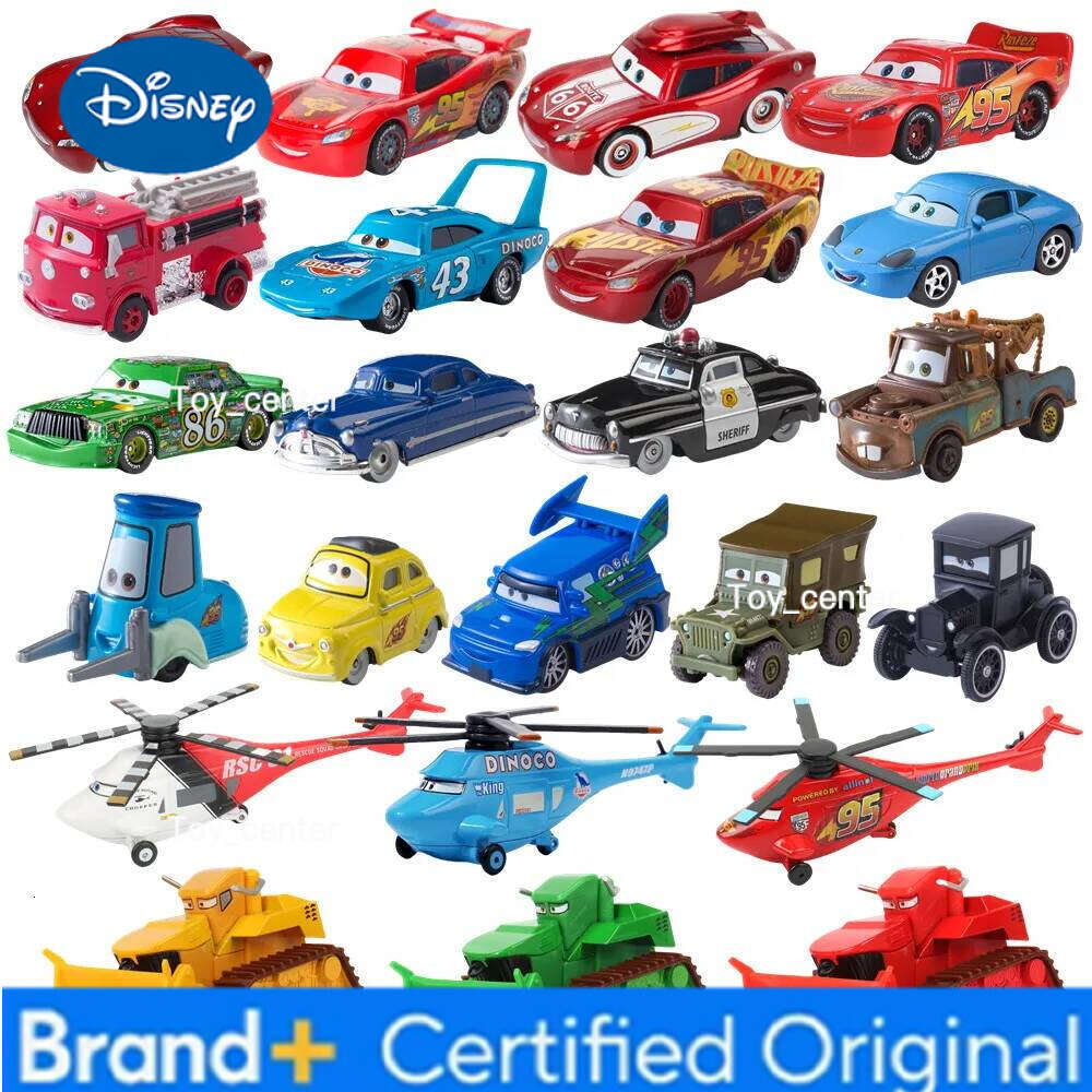 Disney Pixar Cars Lightning McQueen rhapsody matador bulldozer truck Mater harvester 1:55 Diecast Metal Car Model Toy H260113