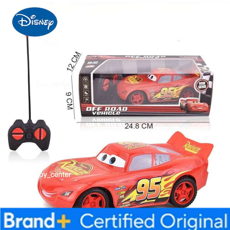 Disney Pixar Cars 3 Lightning McQueen Electric RC Car 4 Channel Remote Control Toy with Spider Man Model for Children Gift H260113