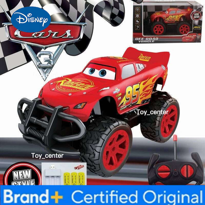 Disney Pixar Cars 3 Electric Lightning McQueen Channel 4 off-road remote control car model Boy gift toy H260113