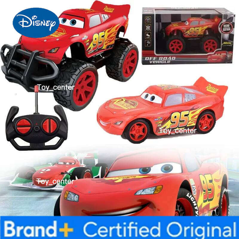 Disney 2026 NEW Pixar Cars Electric Lightning McQueen Channel 4 off-road Remote Control Car Model Collection Boys Gift Toy H260113