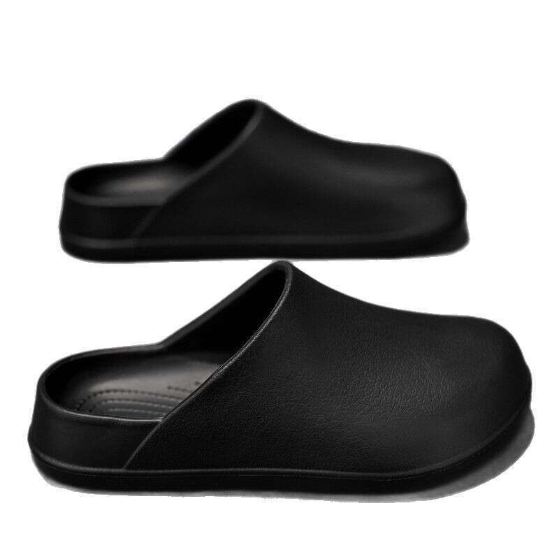 men shoes tn slippers women flats designer shoe women Half-pack type Slippers Large Size Fashion Casual Shoes Non-Slip Odor-Resistant Work Sandals