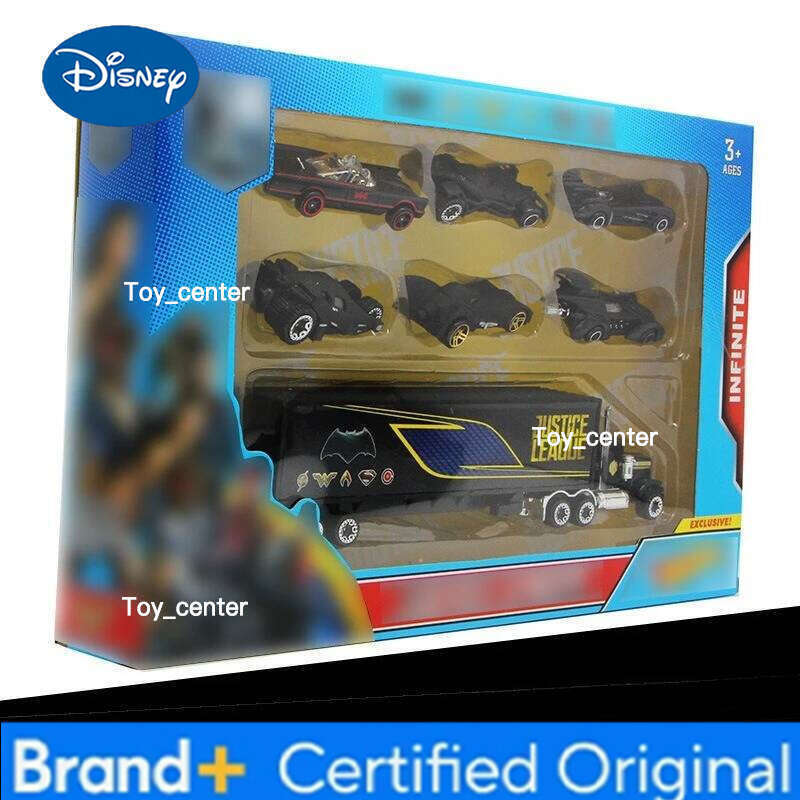 Disney New Alloy War Toy 6 Tank with Container Truck Children's Pocket Set Small Car H260113