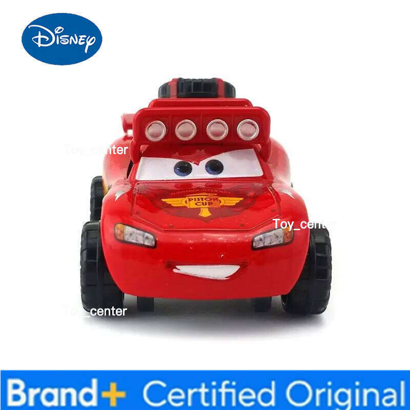 Disney Pixar Cars 2 Red Off-road High Foot Lightning McQueen 1:55 Diecast Metal Alloy Toys Car Boys Birthday Christmas Gifts H260113