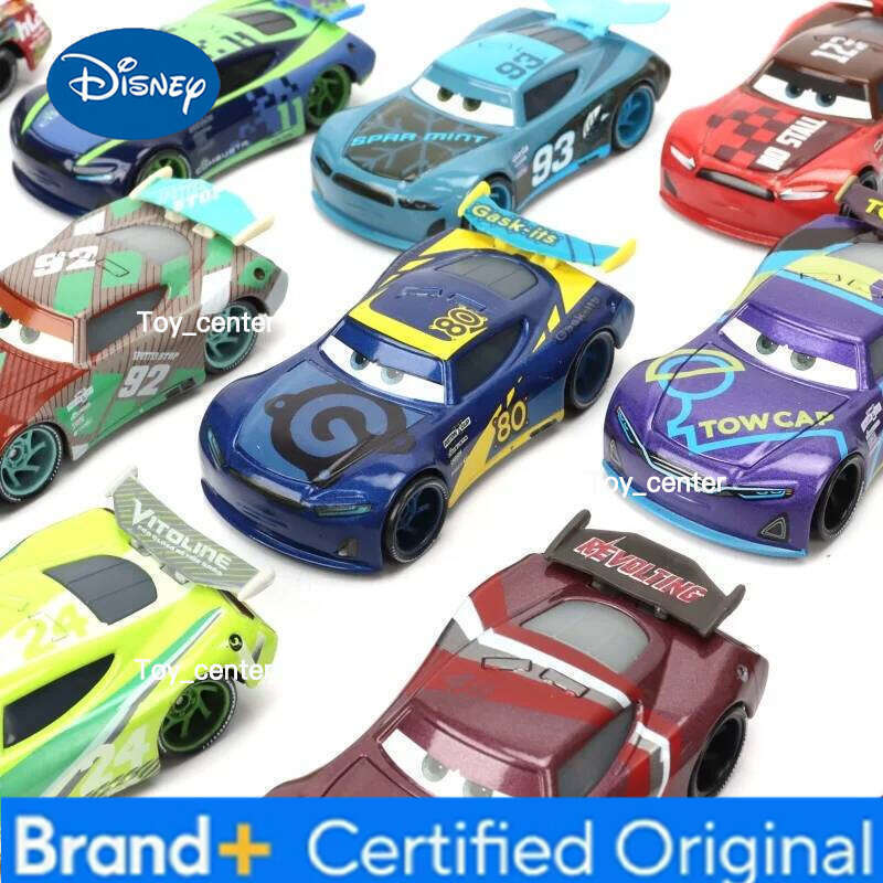 Disney Cars toy ROUTE 66 Champion McQueen Racing 1:55 Diecast Alloy car Model Boy's Christmas gift H260113