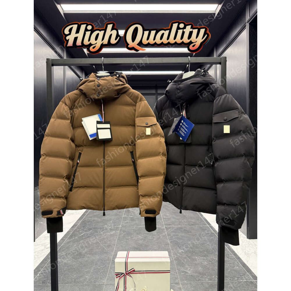 Designer grenoble designer men ski wear and down jackets Brand Detachable Hooded puffer jacket Fashion logo Embroidery Patch Snow Proof Puffer Thick Colla Jacket