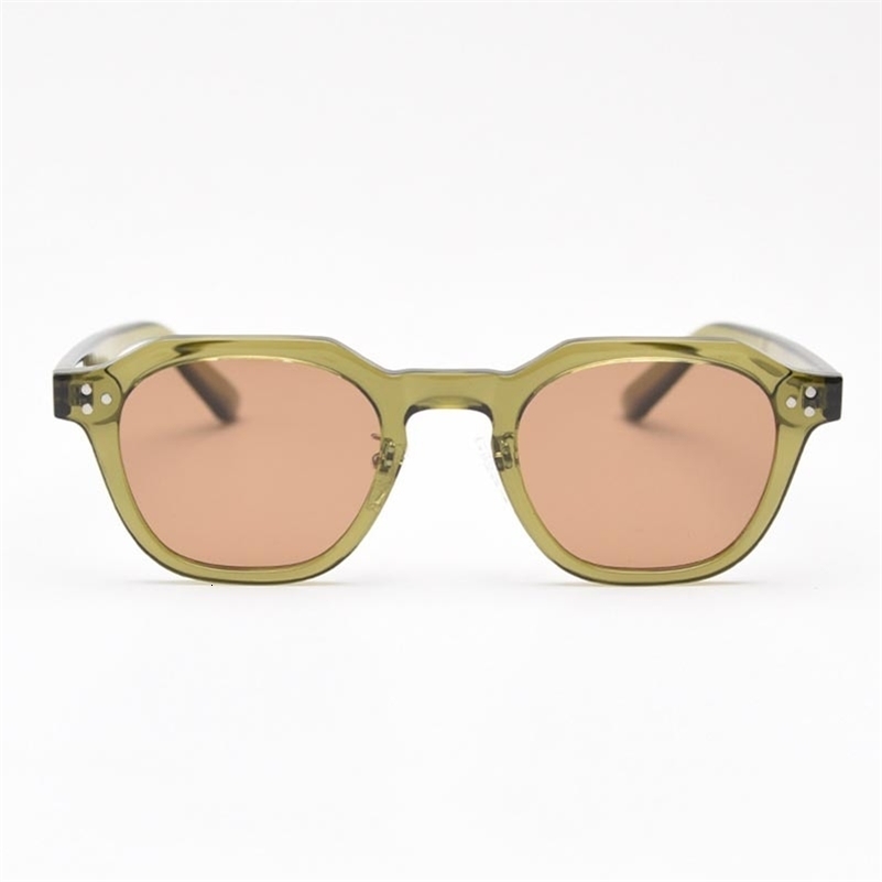 Polarized Sun Glasses for Women Mens TR90 Square Polygon Vintage Sunglasses with Thick Frame Retro Eyewear 251225ww