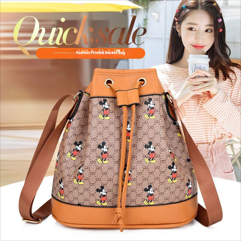 G Designer bag DISNEY custom Lady Licensed Women's Backpack Disney Mickey luxury Cartoon Fashion Versatile Large Capacity Travel Crossbody Bag Dr