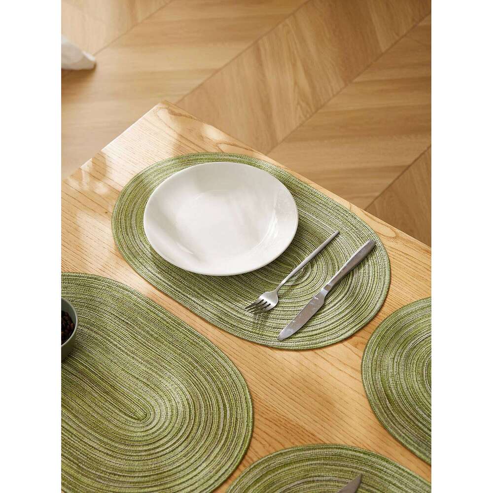 Placemats Set Of 4,Heat Resistant Pad,Place Mat Washable Mats For Kitchen Dining Table Mixed Color Non-Slip Place Mats