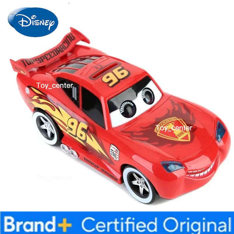 Disney Coin Car Story Savings Lightning McQueen Bank Cash Safe Box Money Plastic H260113