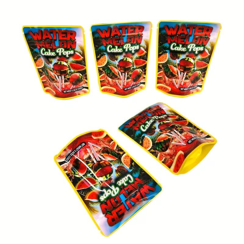 Empty Mylar Bag 3.5 Gram Resealable Mylar Pouch For Coffee Beans Snack Small Items Storage Bags 3.5g