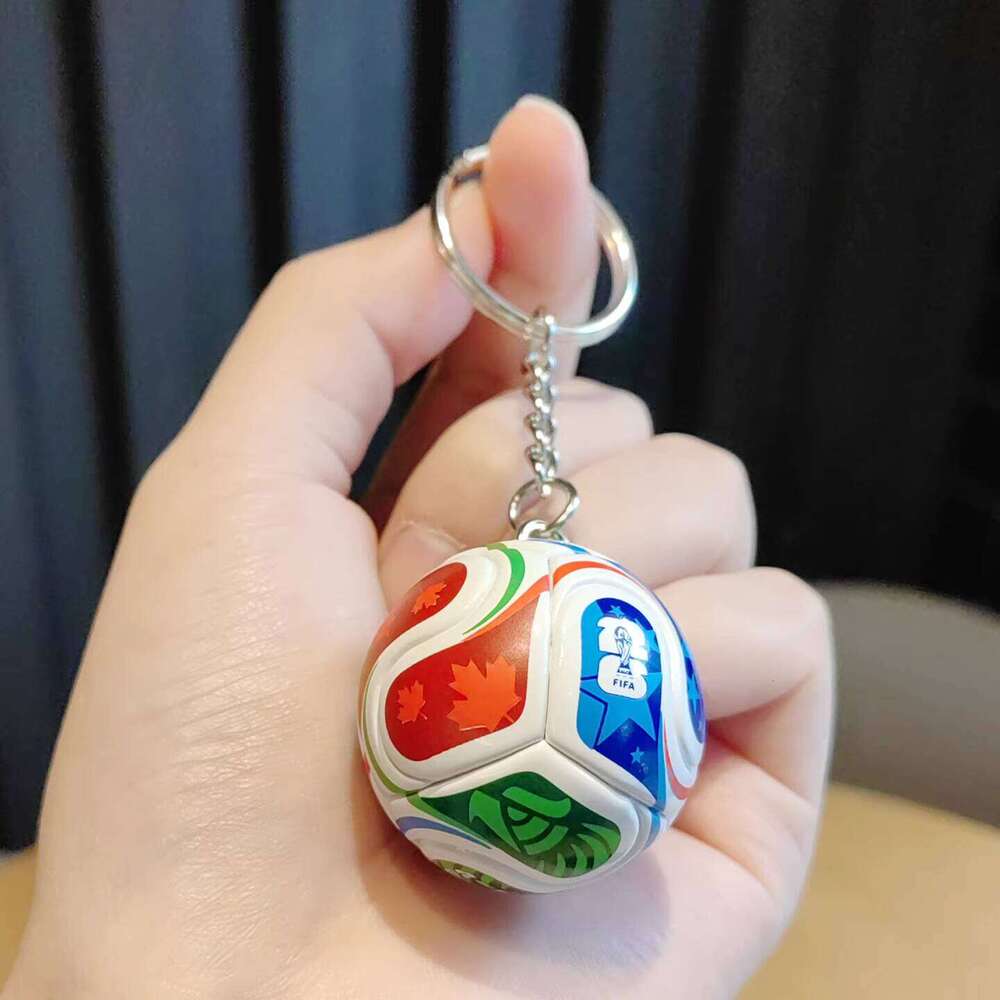Football Pendant Keychain USA Canada Mexico 2026 World Cup Bag Accessories Men Women Souvenirs Fans Gifts dh912686698-JY