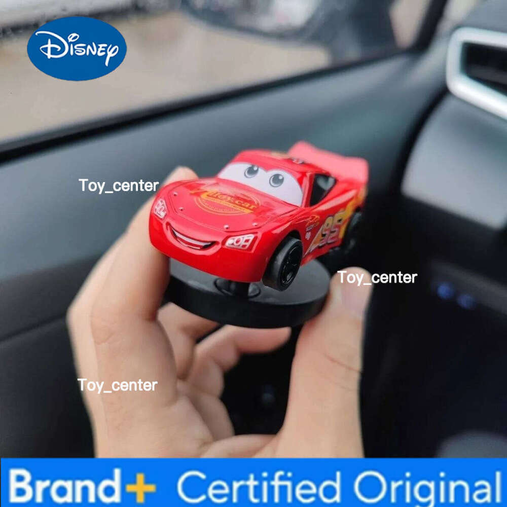 Disney Cars Lightning Mcqueen Drift Rotation Dashboard Turning Decoration Automotive Center Console Decorate H260113