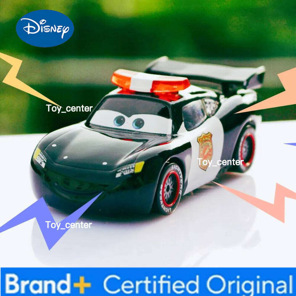 Disney Pixar Cars Anime Figures The King Sheriff Lightning McQueen Sally Chick Hicks Racing Metal Model Car Gift Children's Toys H260113