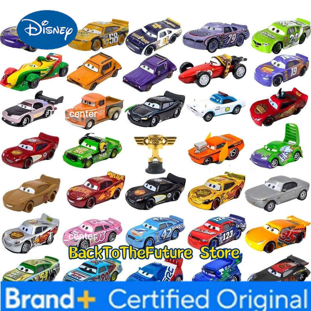 Disney Pixar Cars 3 Lightning Mcqueen Smokey Chick Hicks Collection 1:55 Diecast Vehicles Alloy Car Toys Model For Children Gift H260113