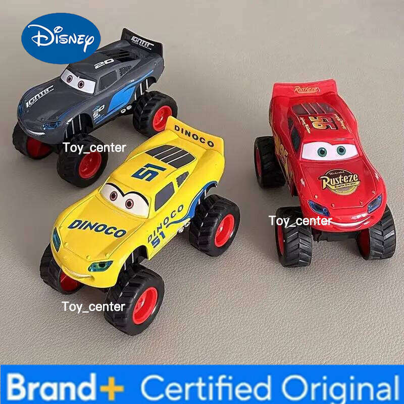 Disney Story 4 Lightning Mcqueen Car Toy With Lights And Inertial Pull-Back Function Free Wheeling Model For Kids Collection H260113