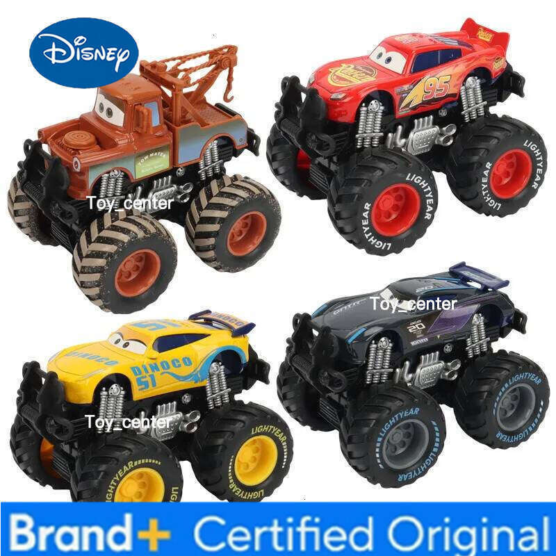 Disney Pixar Cars Lightning McQueen Mater harvester Frank 1:55 Diecast Metal Car Model Toy Children's Birthday Gift H260113