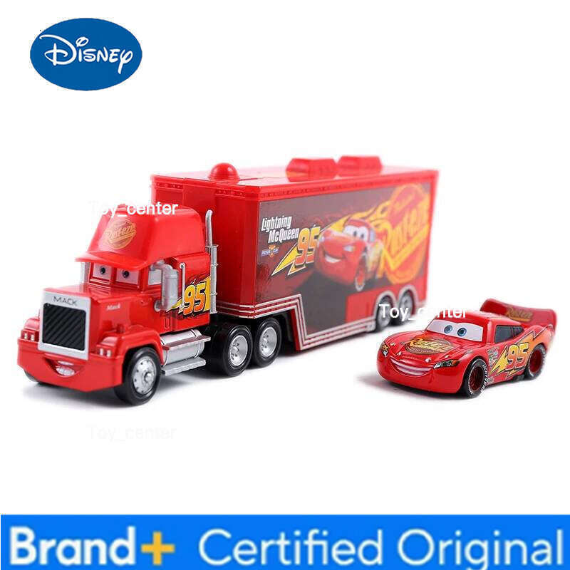 Disney Pixar 2 3 Toy Set Lightning Mcqueen Cruz Ramirez Mack Uncle 1/43 Scale Trucks And Cars Model Children's Toys Gift H260113