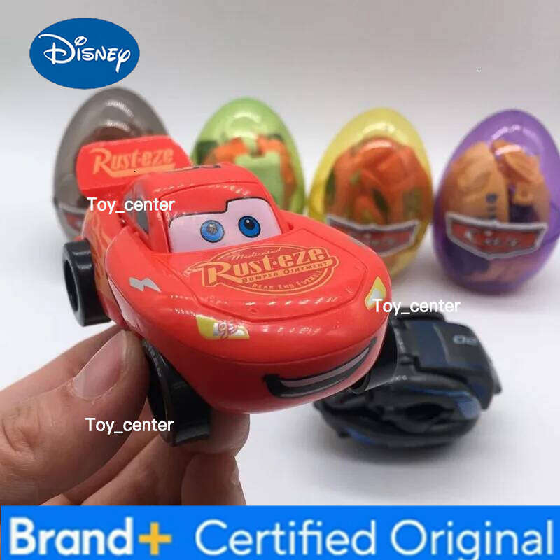 Disney Pixar Anime Figures PVC McQueen Cruz Ramirez Model Racing Cars Funny Deformed Egg Toys For Kids Boy Gift H260113