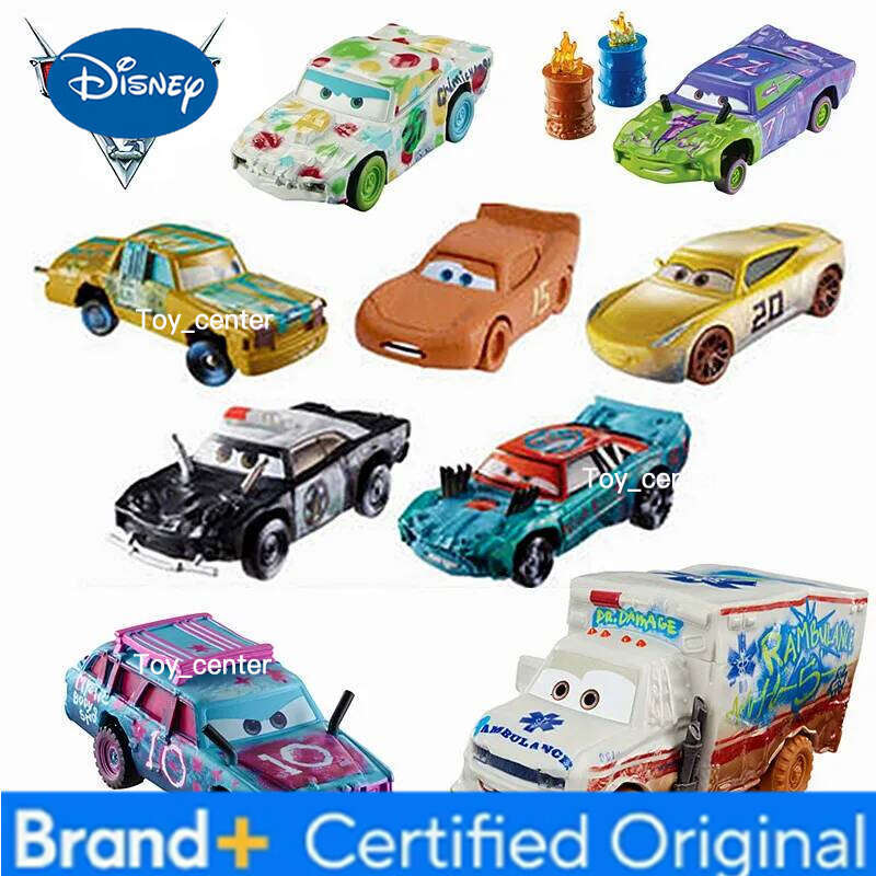 Disney Pixar Cars 3 The thunder valleycrash party alloy police McQueen miss Toy car give Kids birthday gifts H260113