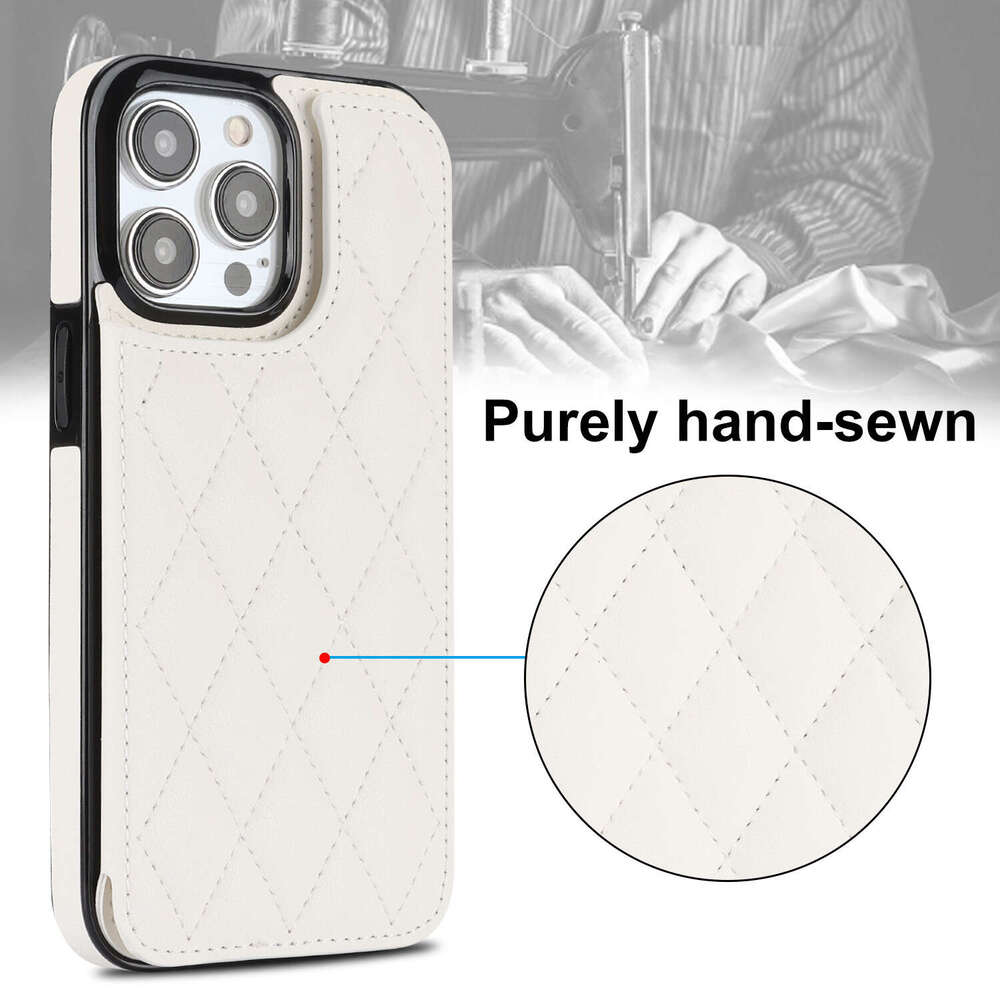 iPhone case Phone case for iPhone Suitable for iPhone 17 Max Chanel Style Multi-Functional Card Holder 15 Pro Double Buckle Phone Case 16 Creative - view 4