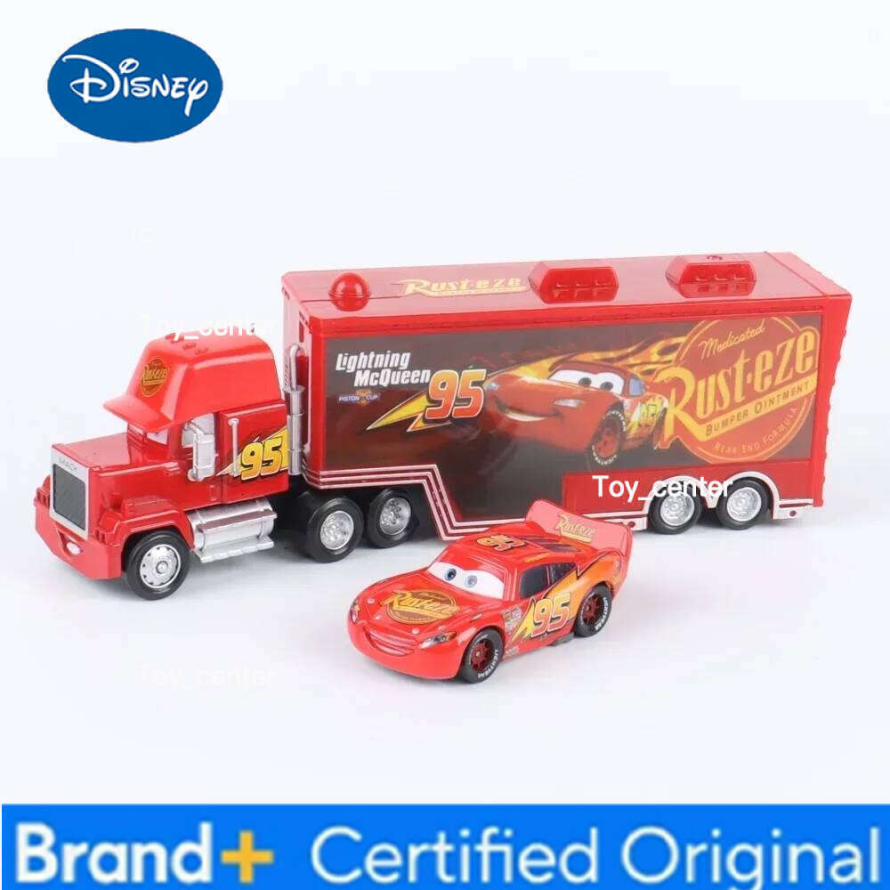 Disney Pixar cars Toy Racing Lightning McQueen Jackson Storm Mike Uncle Truck 1:55 Alloy Model Car combination Boy birthday Gift H260113