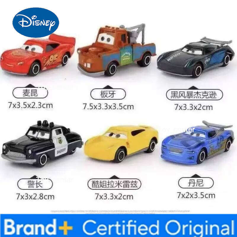 Disney Instock 7pcs/Set Pixar 3 Lightning M/C/Queen Jackson Storm Mack Truck 1:55 Diecast Metal Car Model Toy Boy Christmas Gift H260113