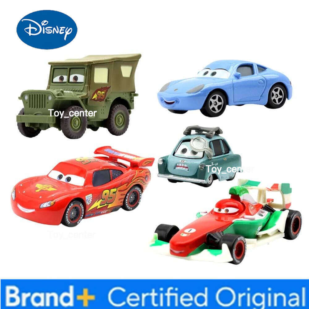 Disney IN STOCK 2026 Pixar Cars Lightning McQueen Mater 155 Metal Model Racing Car Toys Children's Birthday NEWYEAR Gifts H260113