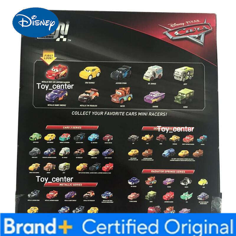 Disney 10 Pcs/set Original Pixar Cars 3 Mini Metal Diecasts Toy Vehicles Lightning McQueen Black Storm Jackson Car Toys FLG72 H260113
