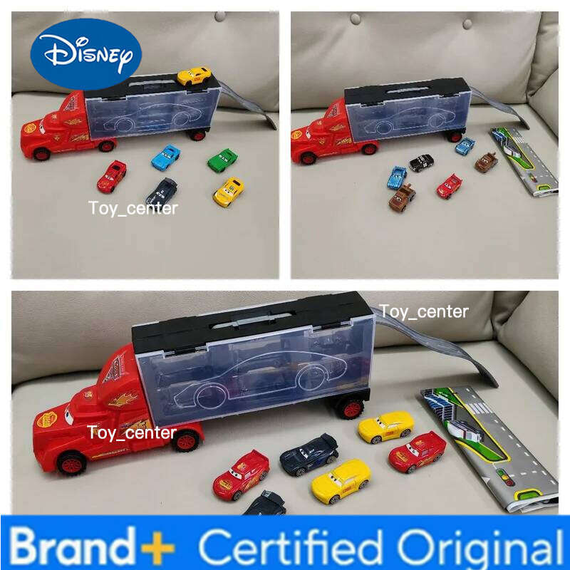 Disney Pixar Set Lightning Mcqueen Figures Jackson Storm Mack Uncle Truck Pull-Back Cars Model Doll Children Toy For Gift H26011311