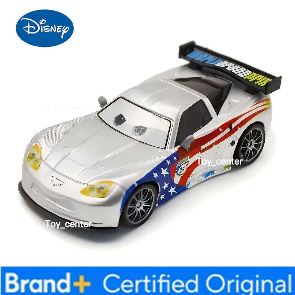 Disney Pixar Cars 3 Jeff Gorvette 1:55 Diecasts & Toy Vehicles Alloy Classic Metal Car Toys Moder For Children Gift H260113