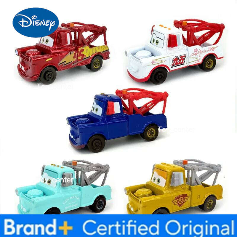 Disney Pixar Cars Mater Diecast Toy Car Collection, New Chrome Finish in Multiple Styles - 1:55 Scale Alloy Vehicles & Gift H260113