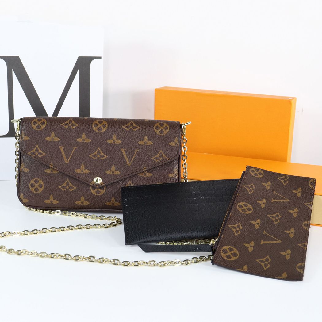 Designer Bag Shoulder Bag Luxury Bag Women's Vintage Envelope Clutch Stylish Classic Chain Bag Leather Flap Bag Elegant Practical Shoulder Bag Multi-Function Wallet