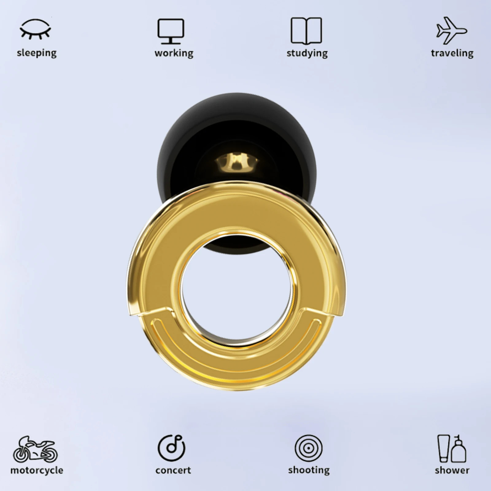 Loop Quiet Ear Plugs for Noise Reduction for Sleeping Silicone Ear Plugs for Swimming Motorbike Noise Filtering Ear Plugs 260112