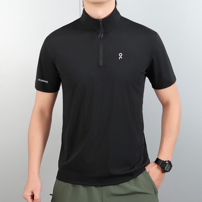 designer polo shirt Mens T-Shirt Summer Short Sleeve Stand-up collar Shirt Luxury Brand Fitness Tee asian size M-3XL