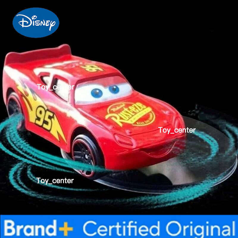 Disney Center Console Gift Pixar Cars 3 Lightning Mcqueen Drift Rotation Decoration Dashboard Turning Automotive H260113