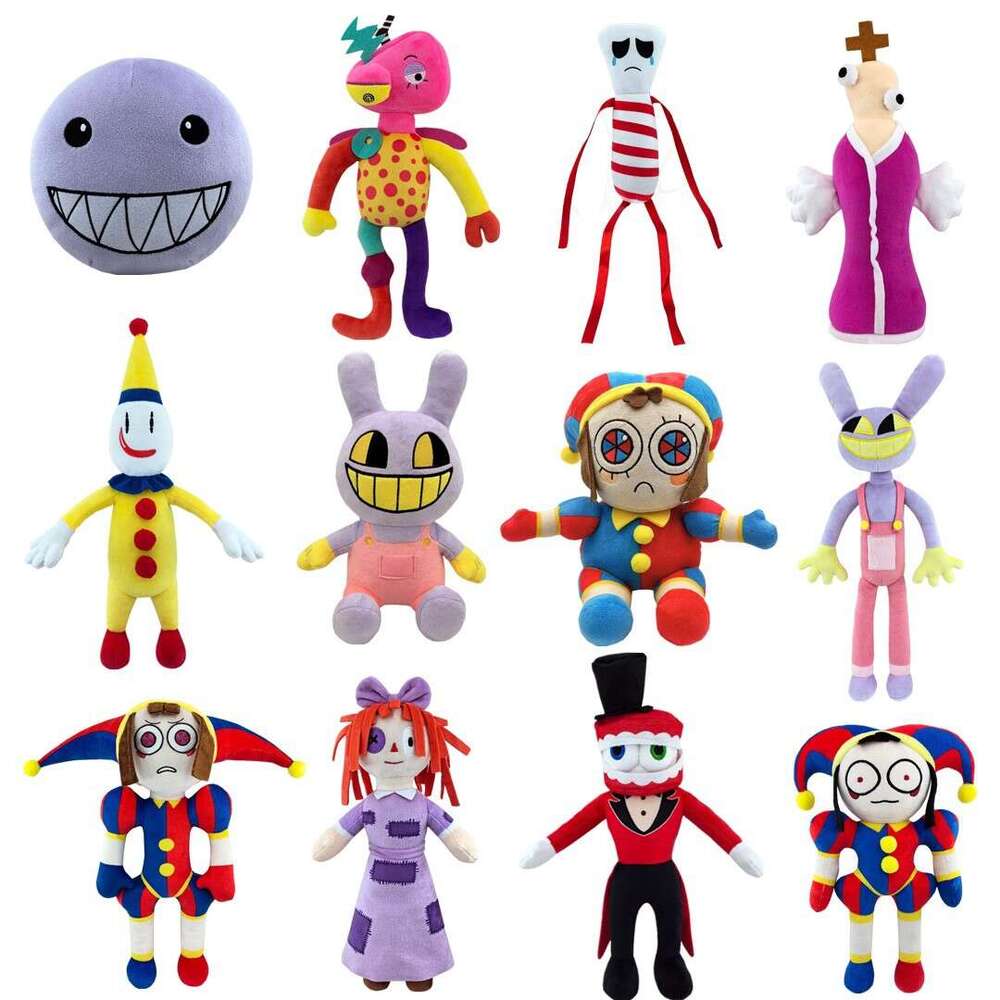 THE AMAZING DIGITAL CIRCUS Clown Plush Toy Fun and Cute