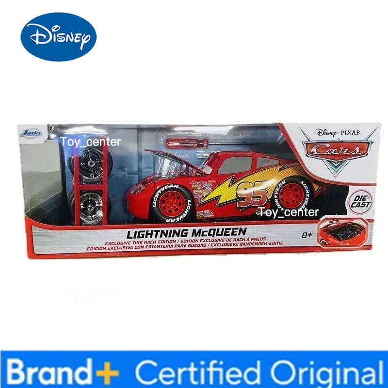 Disney jada 1:24 Lightning McQueen Auto General Alloy model collection display boy's birthday gift H260113