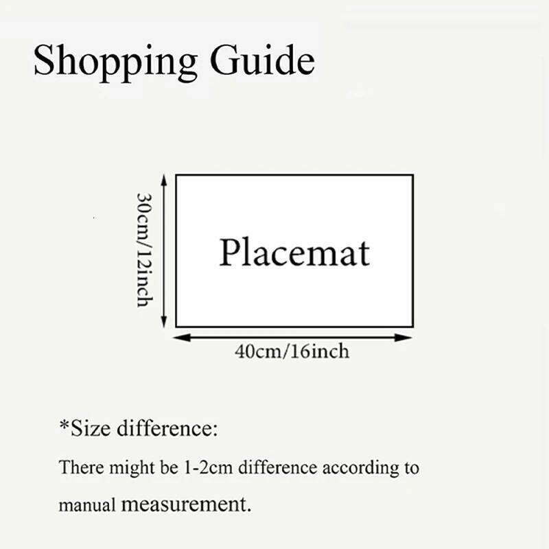 Holiday Checkered Placemat Household Kitchenware Item Dining Table Mat for Living Room Restaurant Outdoor Party Decorations Washable Fabric Reusable M