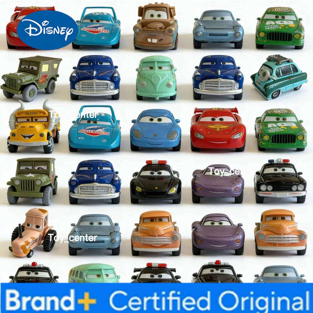 Disney IN STOCK 2026 Pixar Cars Lightning McQueen Mater 155 Metal Model Racing Car Toys Children's Birthday NEWYEAR Gifts H260113