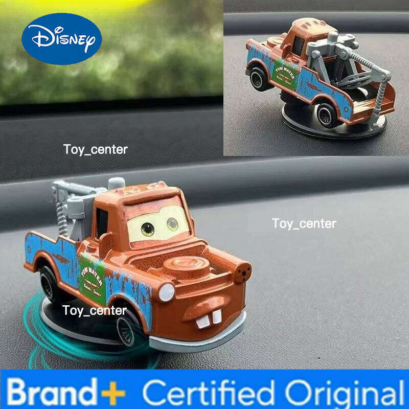 Disney Center Console Gift Pixar Cars 3 Lightning Mcqueen Drift Rotation Decoration Dashboard Turning Automotive H260113