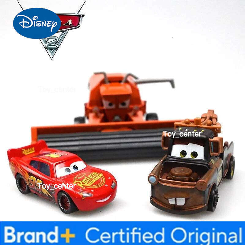 Disney Pixar Cars Lightning McQueen 1:55 Alloy Model Car Toy Mater Sheriff Metal Toys Vehicles Boy Children Gifts H260113