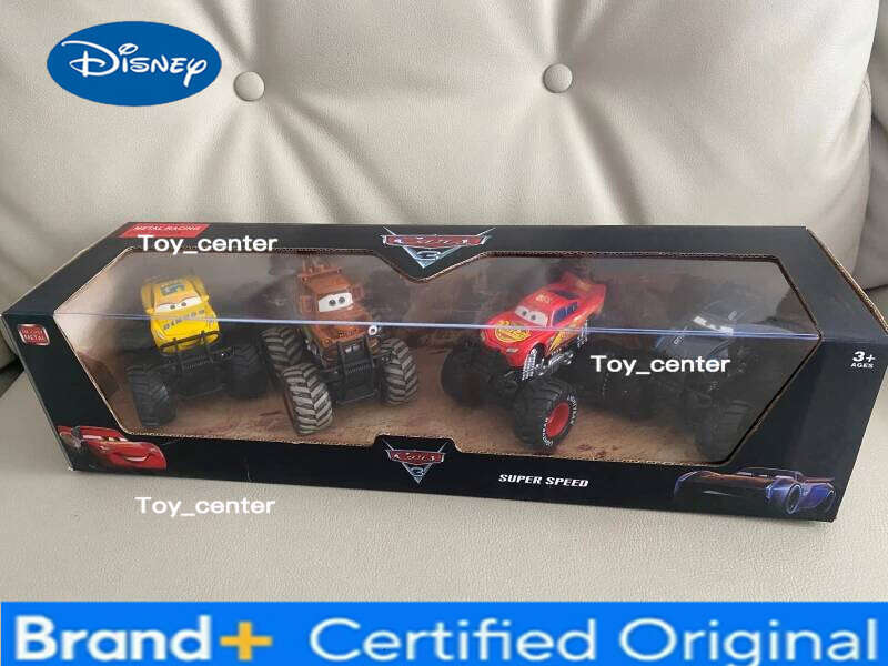 Disney Pixar Off Road Vehicle Pullback Cars 4pcs/set Lightning Mcqueen Alloy Car Model Set Kids Birthday Gift Toys H260113