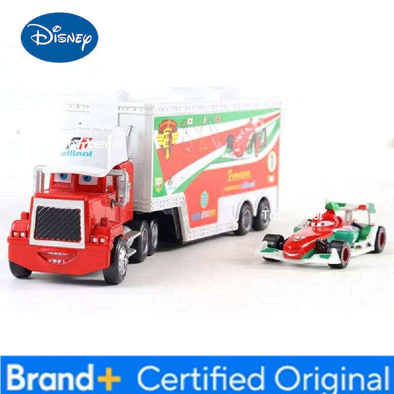 Disney Pixar 2 3 Toy Set Lightning Mcqueen Cruz Ramirez Mack Uncle 1/43 Scale Trucks And Cars Model Children's Toys Gift H260113