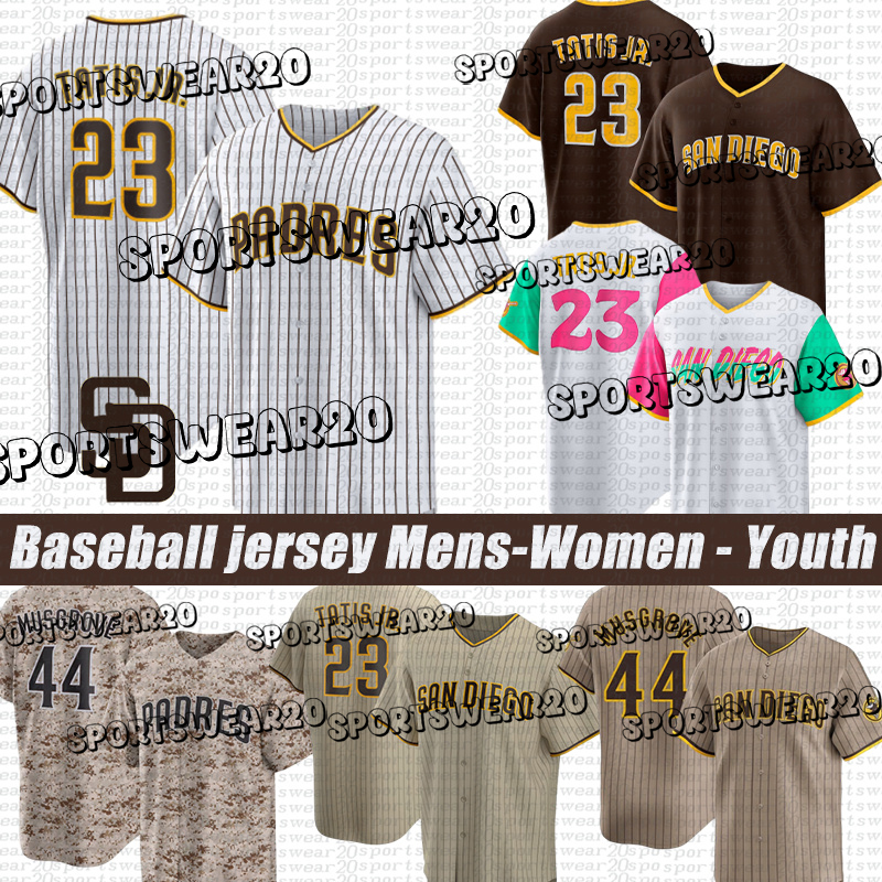 San Diegos Jerseys Padres Jerseys 23 Fernando Tatis Jr. 13 Manny Machado Yu Darvish Xander Bogaerts Dylan Cease Robert Suarez Jackson Merrill Baseball Jerseys