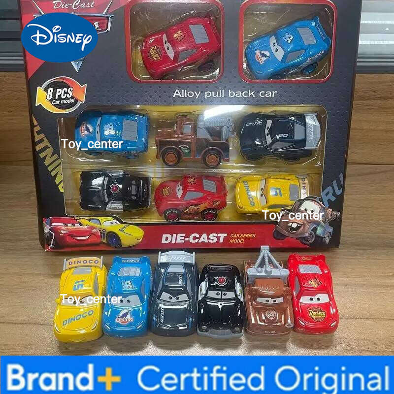 Disney Pixar 3 Alloy Diecast Model Set 6-8pcs Pullback Cars Lightning Mcqueen Jackson Storm Kids Collect Toy Gift H260113