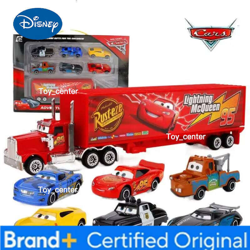 Disney Pixar Lightning Mcqueen Jackson Storm Diecast Pvc Car Model 1:55 Collectible Toy Truck Gift Box Suitable For Kids Festival Gifts H2601131