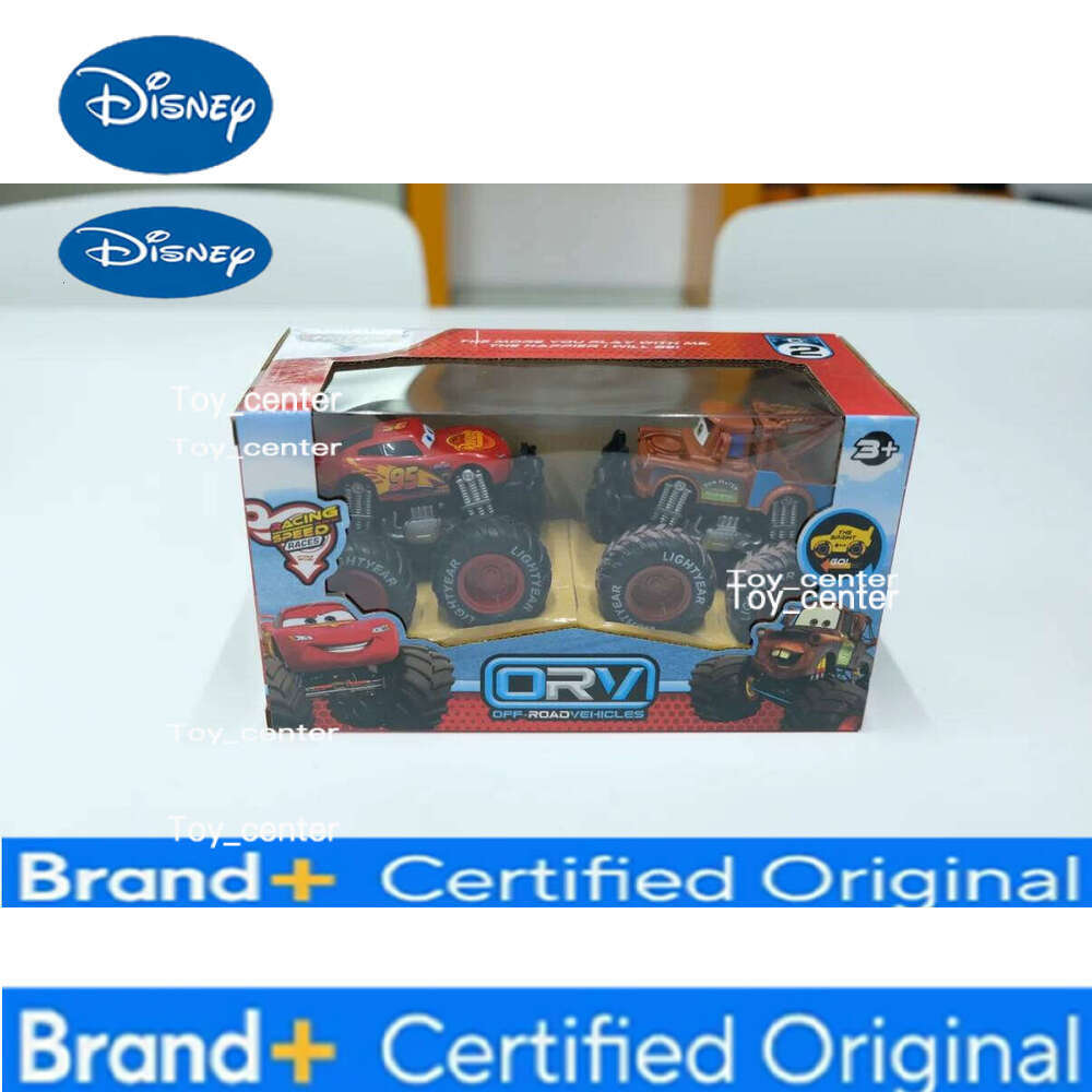 Disney New Dual Inertia Off-Road Vehicle Set - Automobile General Mobilization Two Pack Plastic Models Mixed Variety For Toys & Hobbies H260113